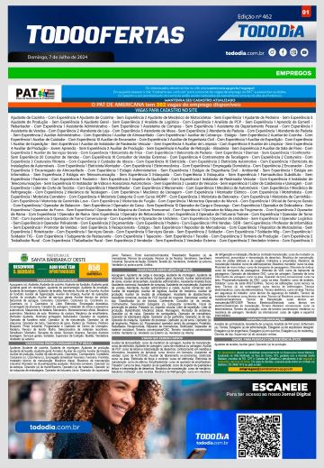 Capa: Todo Ofertas – Edição nº 462