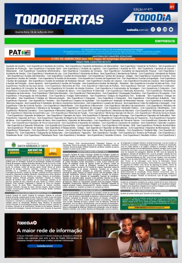 Capa: Todo Ofertas – Edição nº 471