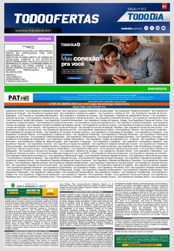 Capa: Todo Ofertas – Edição nº 472