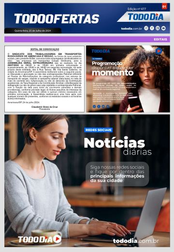 Capa: Todo Ofertas – Edição nº 477
