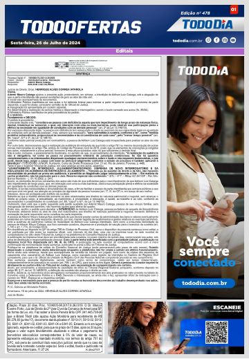 Capa: Todo Ofertas – Edição nº 478