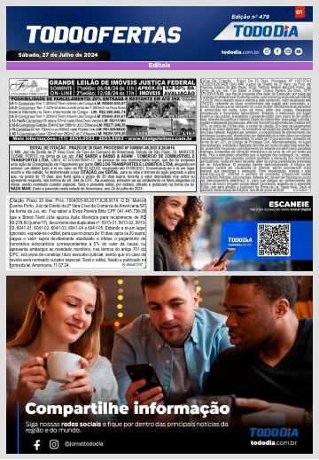 Capa: Todo Ofertas – Edição nº 479