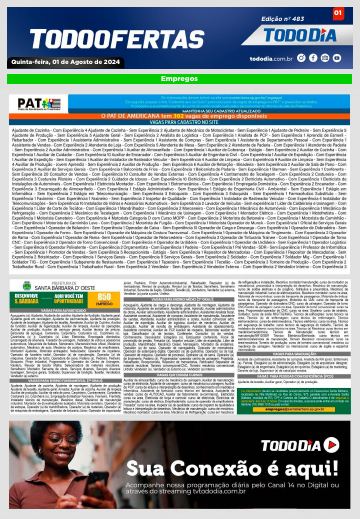 Capa: Todo Ofertas – Edição nº 483