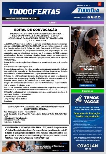 Capa: Todo Ofertas – Edição nº 488