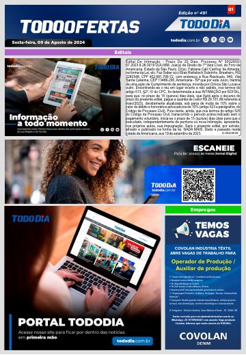 Capa: Todo Ofertas – Edição nº 491