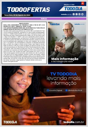Capa: Todo Ofertas – Edição nº 502