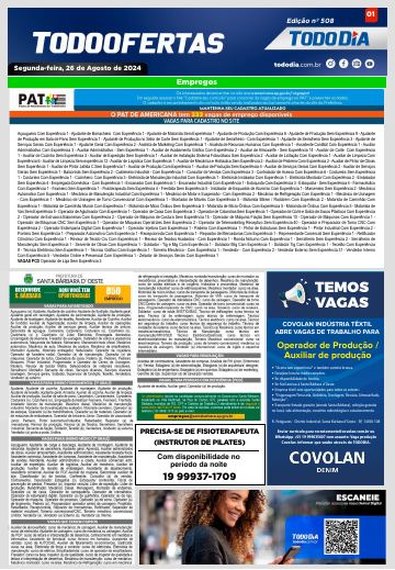 Capa: Todo Ofertas – Edição nº 508