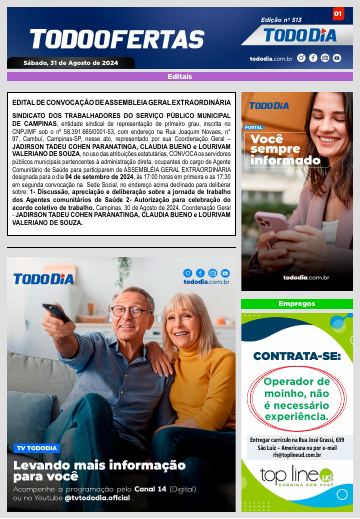 Capa: Todo Ofertas – Edição nº 513