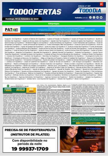 Capa: Todo Ofertas – Edição nº 521