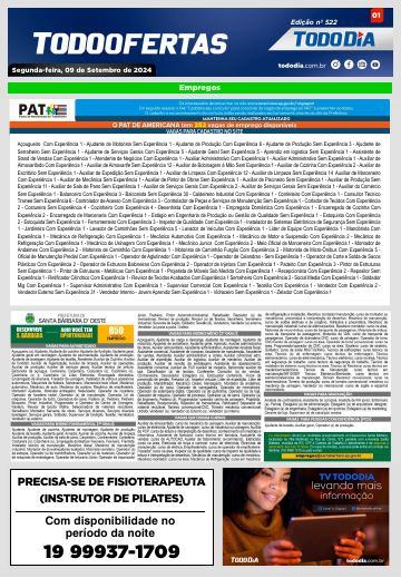 Capa: Todo Ofertas – Edição nº 522