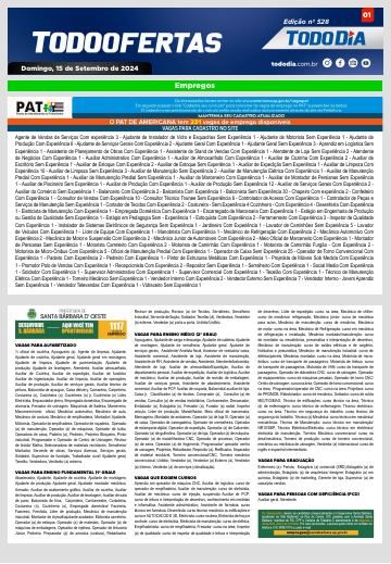 Capa: Todo Ofertas – Edição nº 528