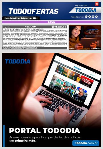 Capa: Todo Ofertas – Edição nº 533