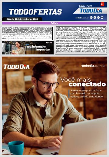 Capa: Todo Ofertas – Edição nº 534