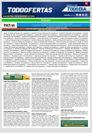 Capa: Todo Ofertas – Edição nº 543