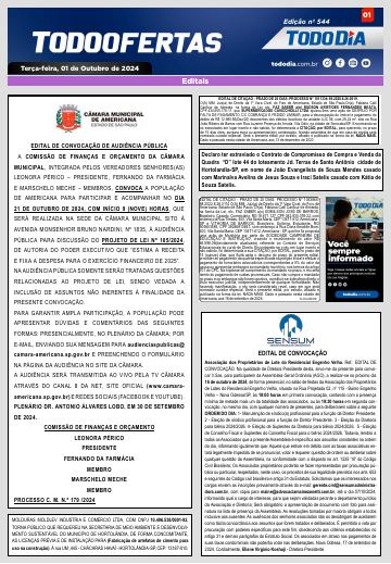 Capa: Todo Ofertas – Edição nº 544