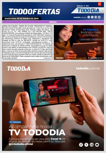 Capa: Todo Ofertas – Edição nº 552
