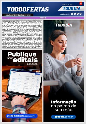 Capa: Todo Ofertas – Edição nº 561