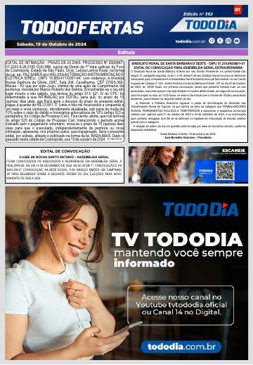 Capa: Todo Ofertas – Edição nº 562
