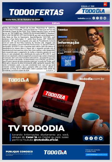 Capa: Todo Ofertas – Edição nº 568