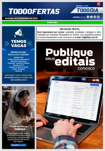Capa: Todo Ofertas – Edição nº 577