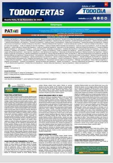Capa: Todo Ofertas – Edição nº 587
