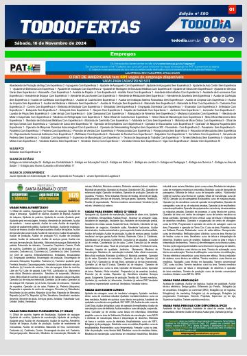 Capa: Todo Ofertas – Edição nº 590