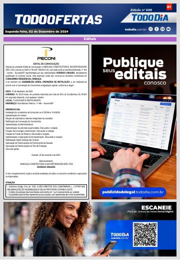 Capa: Todo Ofertas – Edição nº 606