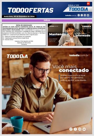 Capa: Todo Ofertas – Edição nº 610