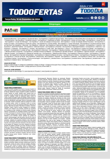Capa: Todo Ofertas – Edição nº 614