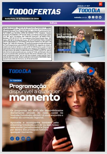 Capa: Todo Ofertas – Edição nº 617