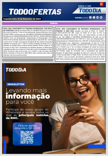 Capa: Todo Ofertas – Edição nº 620