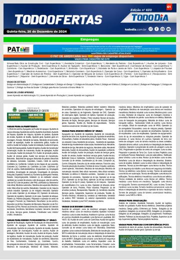 Capa: Todo Ofertas – Edição nº 630