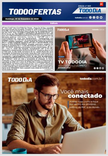 Capa: Todo Ofertas – Edição nº 633