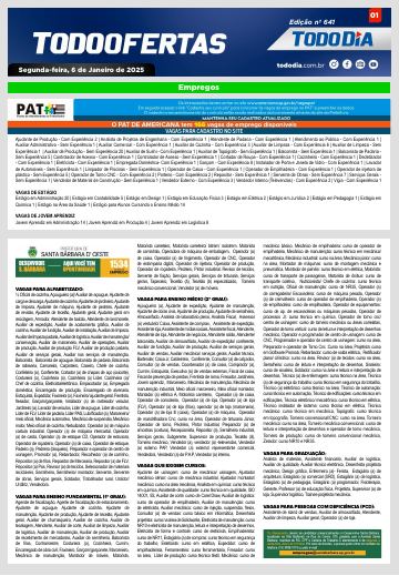 Capa: Todo Ofertas – Edição nº 641