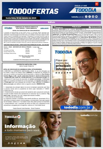 Capa: Todo Ofertas – Edição nº 645