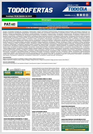 Capa: Todo Ofertas – Edição nº 654