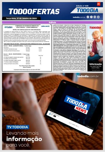 Capa: Todo Ofertas – Edição nº 656