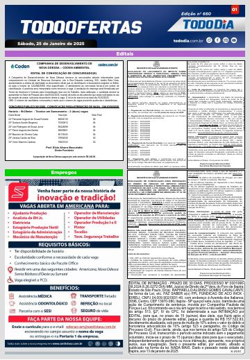 Capa: Todo Ofertas – Edição nº 660