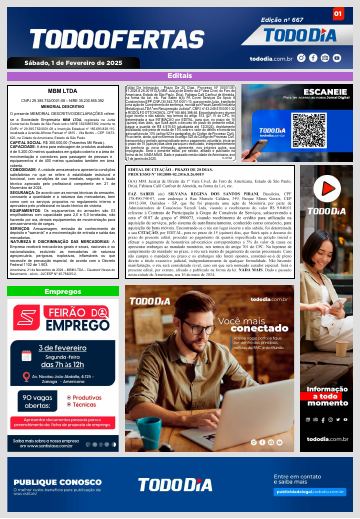 Capa: Todo Ofertas – Edição nº 667