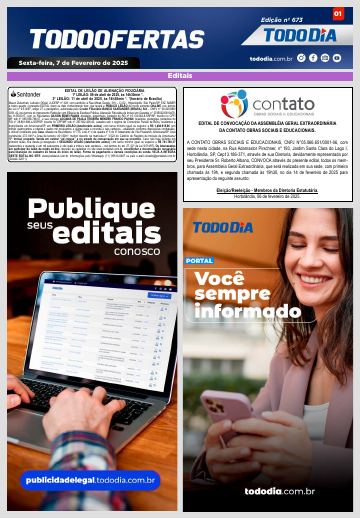 Capa: Todo Ofertas – Edição nº 673