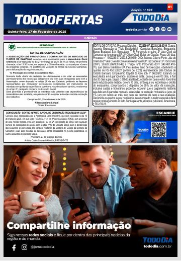 Capa: Todo Ofertas – Edição nº 693