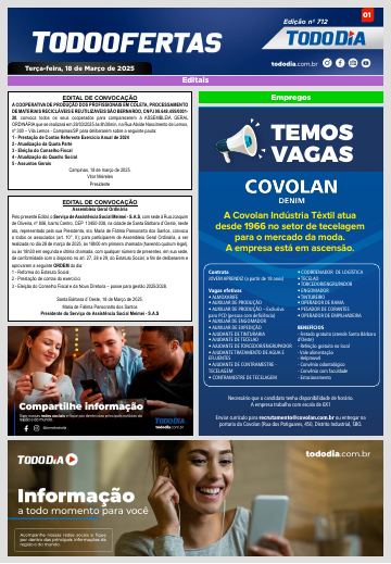 Capa: Todo Ofertas – Edição nº 712