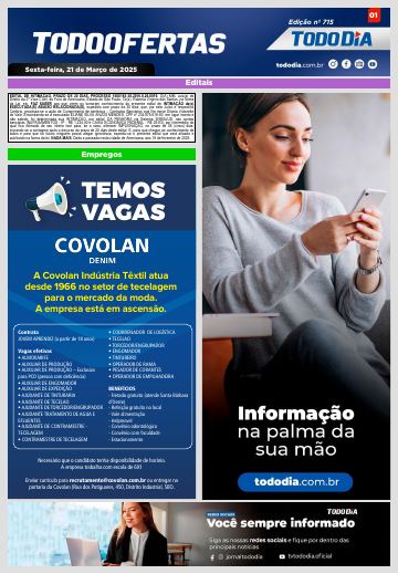 Capa: Todo Ofertas – Edição nº 715