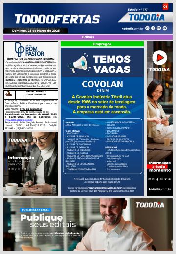 Capa: Todo Ofertas – Edição nº 717