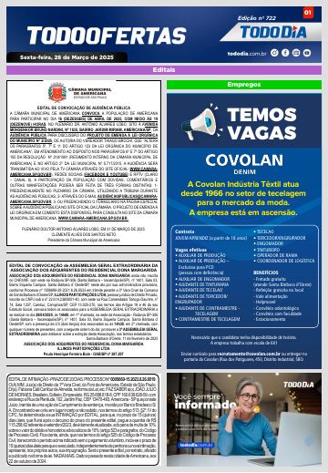 Capa: Todo Ofertas – Edição nº 722