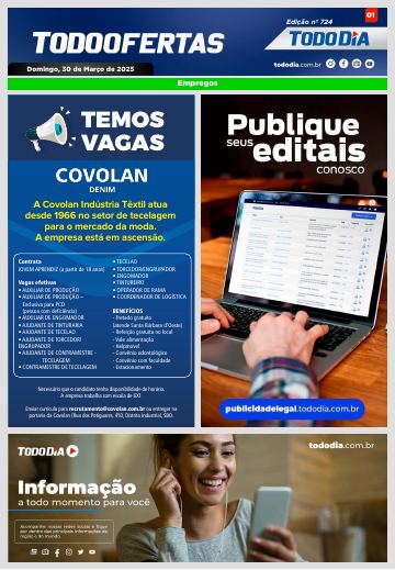 Capa: Todo Ofertas – Edição nº 724