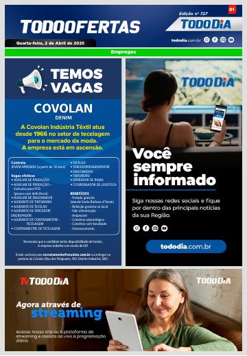 Capa: Todo Ofertas – Edição nº 727