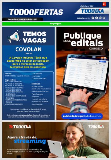 Capa: Todo Ofertas – Edição nº 733