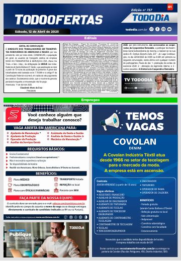 Capa: Todo Ofertas – Edição nº 737