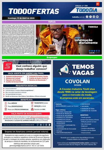 Capa: Todo Ofertas – Edição nº 738